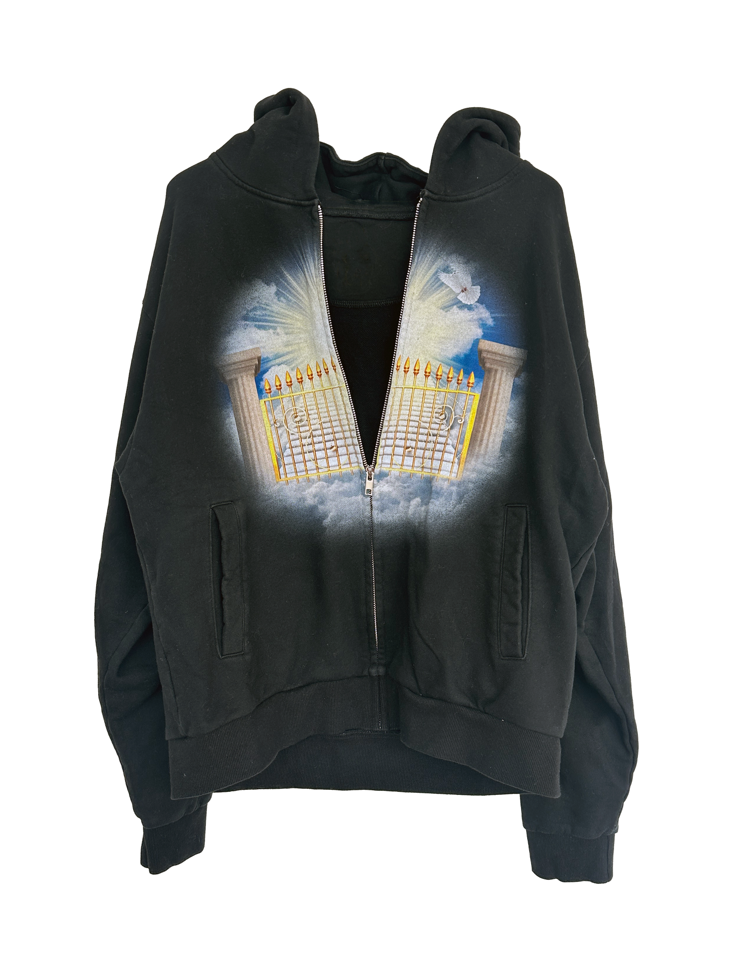 heaven gates hoodie (black)