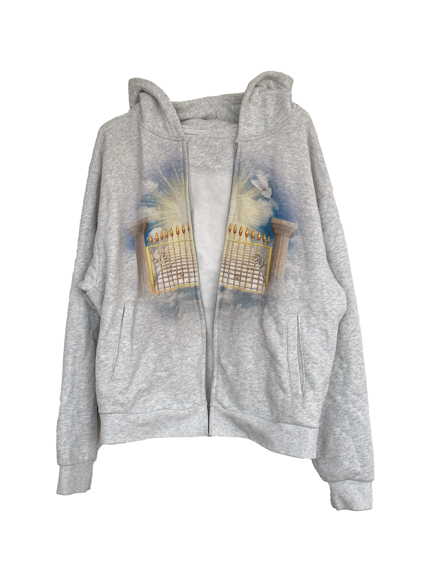 heaven gates hoodie (gray)